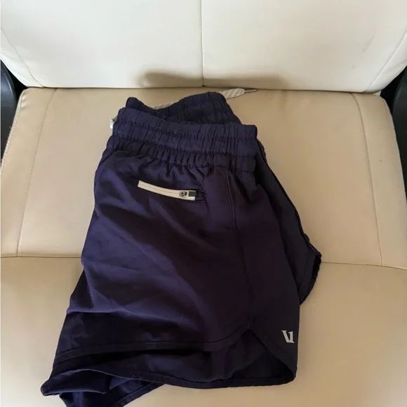 Vuori Women's Athletic Shorts - Dark Purple - Picture 4 of 5